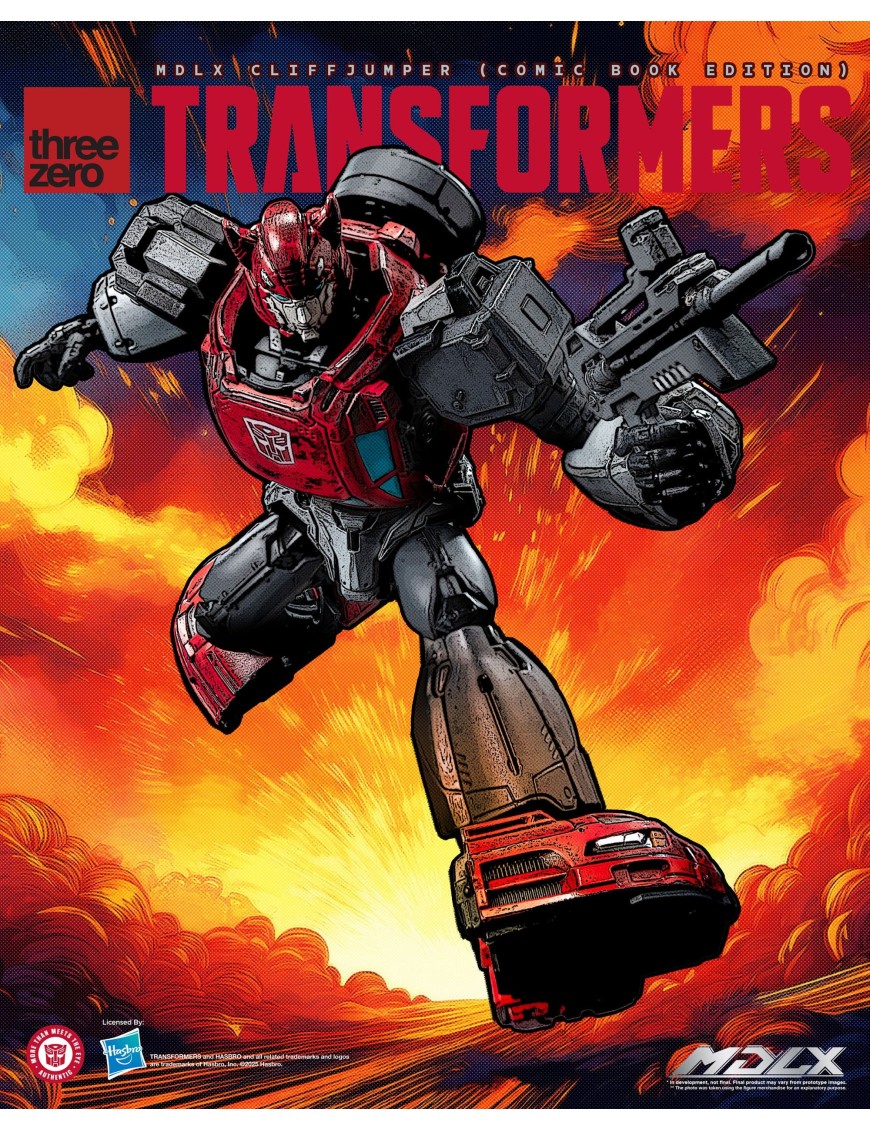 Threezero Transformers MDLX Articulated Figures Series Cliffjumper Comic Book Edition