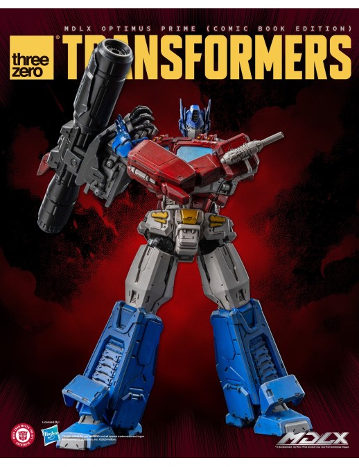 Threezero Transformers MDLX Articulated Figures Series Optimus Prime Comic Book Edition