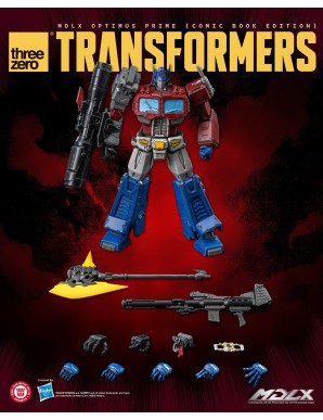 Threezero Transformers MDLX Articulated Figures Series Optimus Prime Comic Book Edition