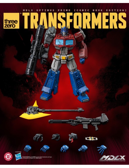 Threezero Transformers MDLX Articulated Figures Series Optimus Prime Comic Book Edition