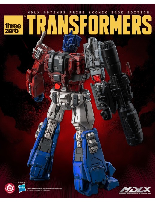 Threezero Transformers MDLX Articulated Figures Series Optimus Prime Comic Book Edition