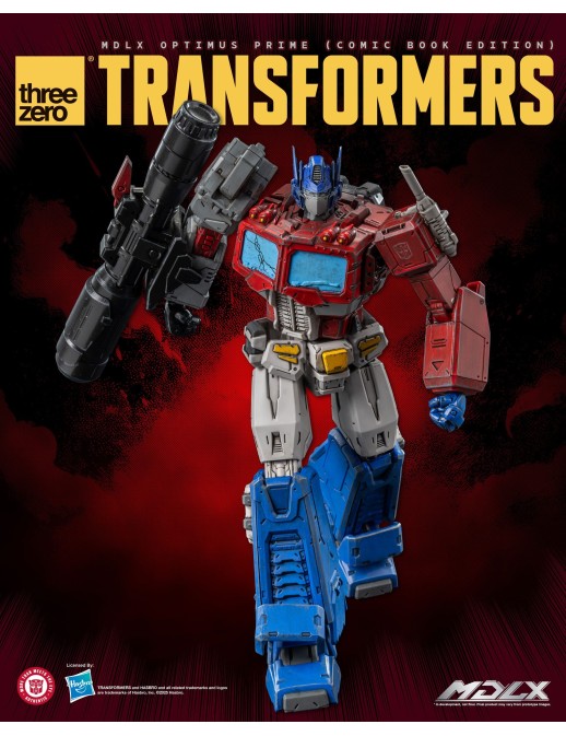 Threezero Transformers MDLX Articulated Figures Series Optimus Prime Comic Book Edition
