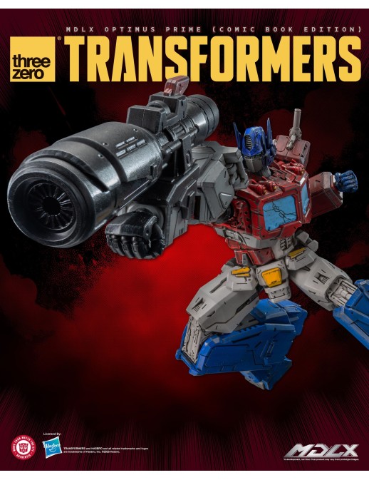 Threezero Transformers MDLX Articulated Figures Series Optimus Prime Comic Book Edition