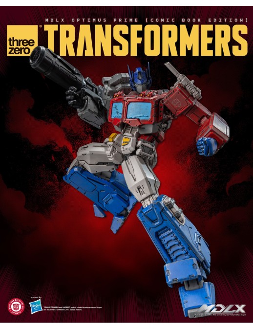 Threezero Transformers MDLX Articulated Figures Series Optimus Prime Comic Book Edition