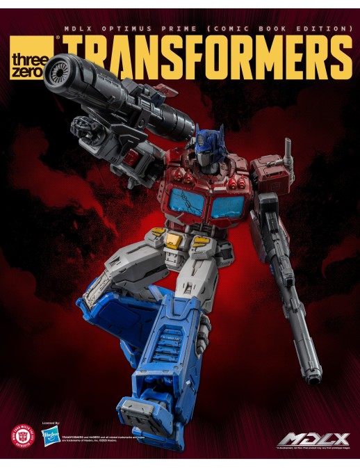 Threezero Transformers MDLX Articulated Figures Series Optimus Prime Comic Book Edition