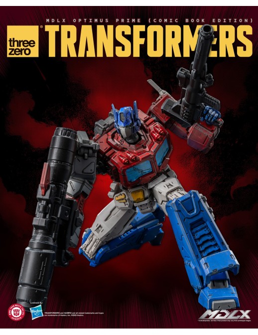 Threezero Transformers MDLX Articulated Figures Series Optimus Prime Comic Book Edition
