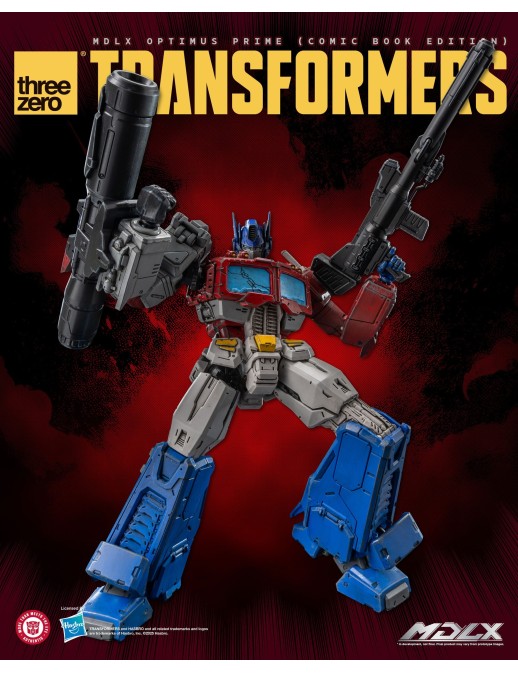 Threezero Transformers MDLX Articulated Figures Series Optimus Prime Comic Book Edition