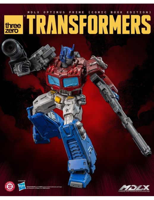 Threezero Transformers MDLX Articulated Figures Series Optimus Prime Comic Book Edition