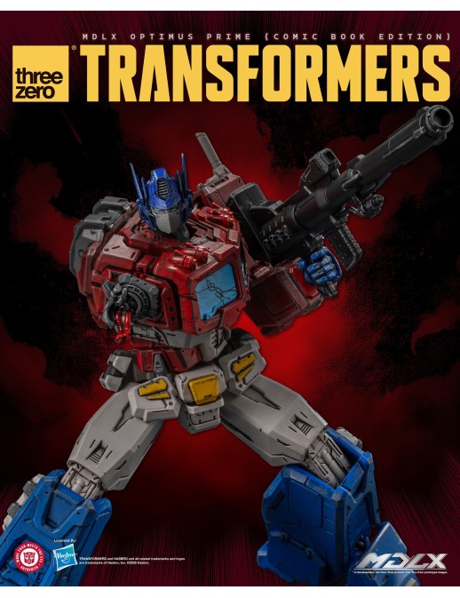 Threezero Transformers MDLX Articulated Figures Series Optimus Prime Comic Book Edition