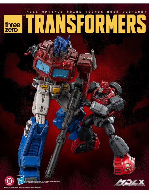 Threezero Transformers MDLX Articulated Figures Series Optimus Prime Comic Book Edition