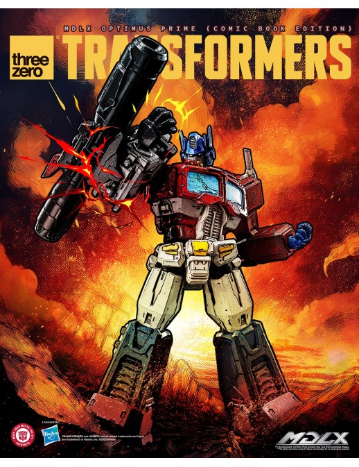 Threezero Transformers MDLX Articulated Figures Series Optimus Prime Comic Book Edition