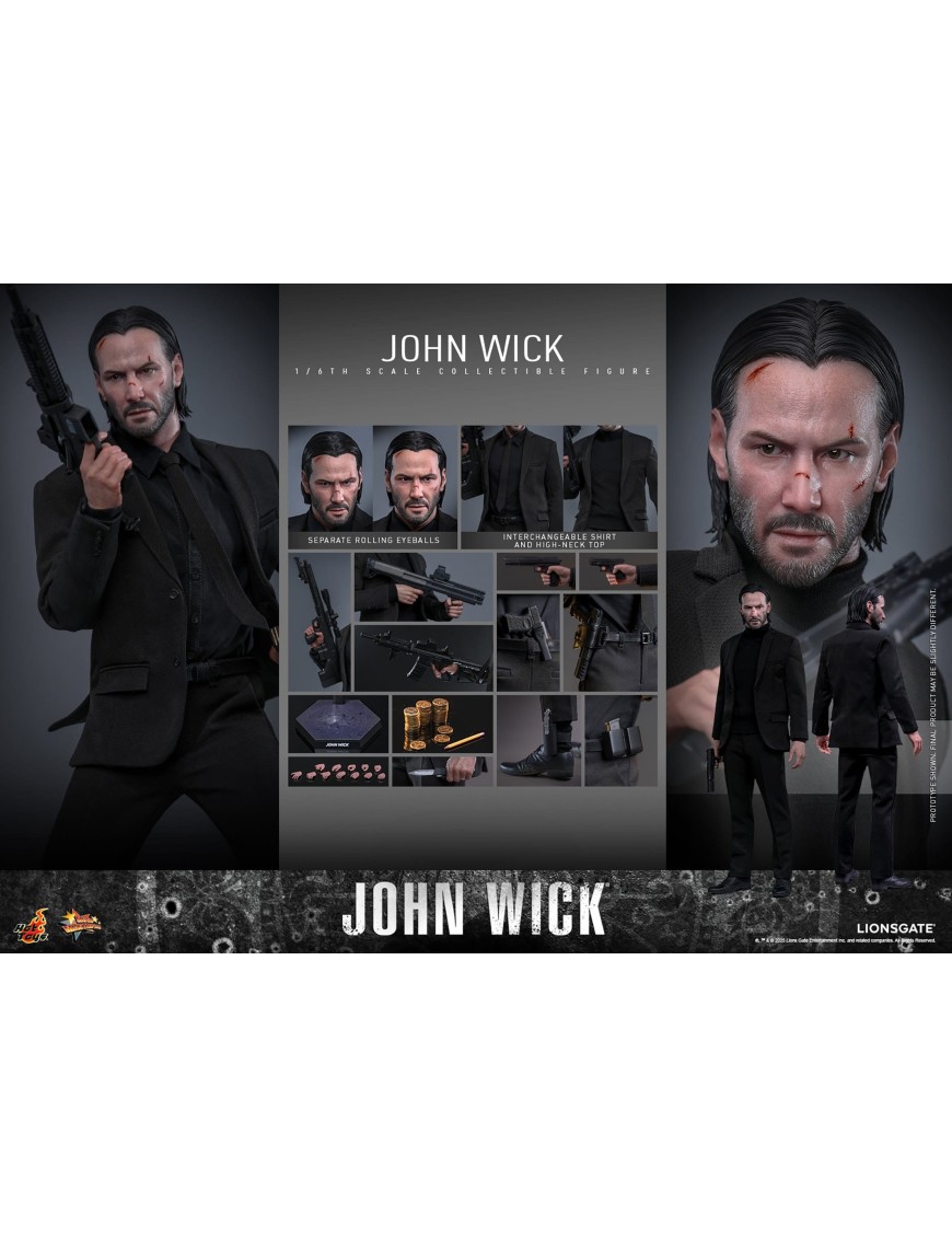 Hot Toys Movie Masterpiece John Wick 1/6 Scale Collectible Figure