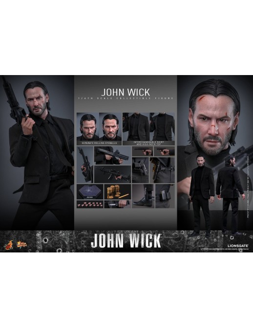 Hot Toys Movie Masterpiece John Wick 1/6 Scale Collectible Figure
