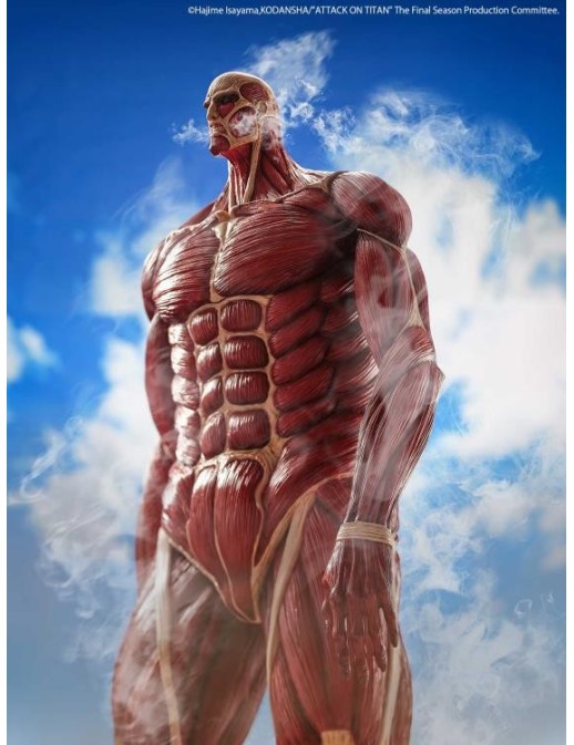 Kaiyodo Mega Sofvi Attack on Titan Colossal Titan