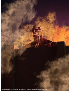 Kaiyodo Mega Sofvi Attack on Titan Colossal Titan