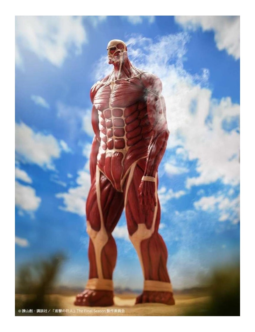 Kaiyodo Mega Sofvi Attack on Titan Colossal Titan