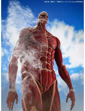Kaiyodo Mega Sofvi Attack on Titan Colossal Titan