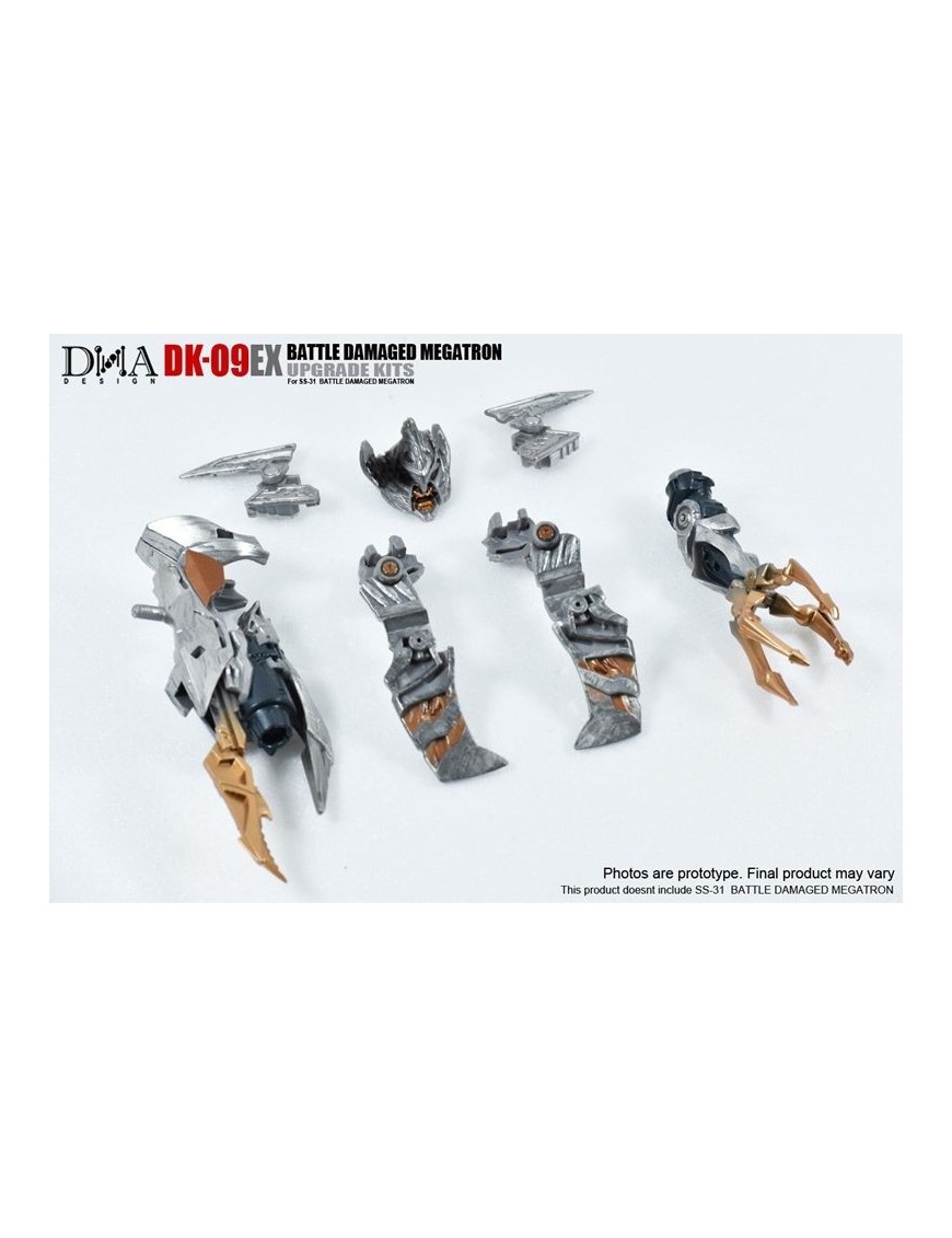 DNA Design DK-09EX Upgrade Kits for Transformers Revenge of the Fallen Studio Series Megatron Battle Damage