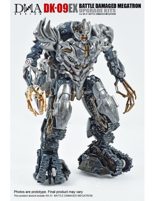 DNA Design DK-09EX Upgrade Kits for Transformers Revenge of the Fallen Studio Series Megatron Battle Damage