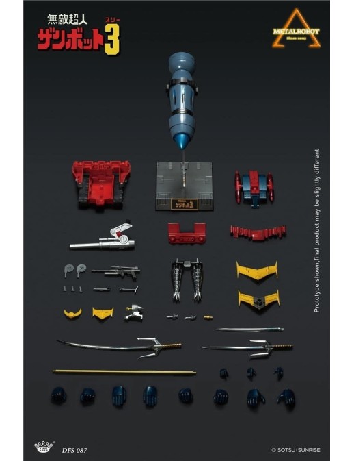 King Arts Diecast Figure Series Zambot 3 DFS087