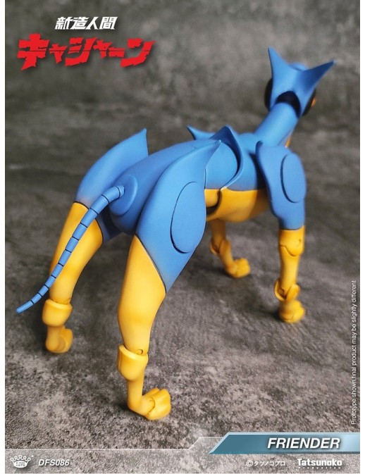 King Arts Diecast Figure Series Kyashan & Flender
