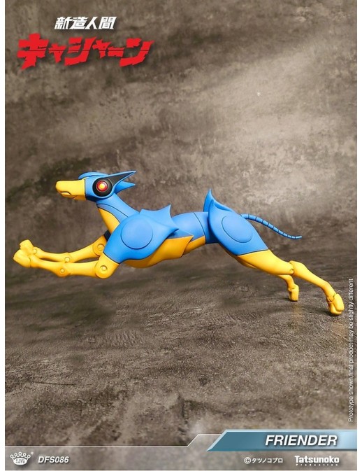 King Arts Diecast Figure Series Kyashan & Flender