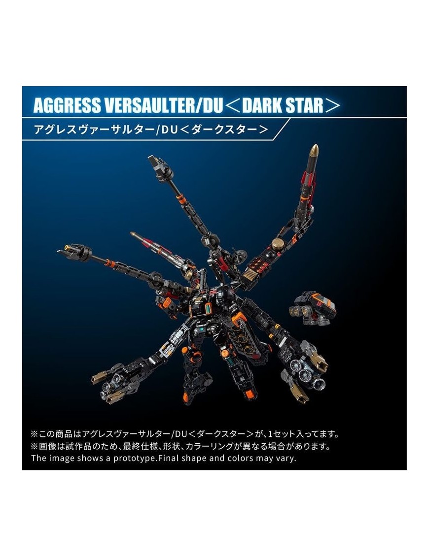 Takara Tomy Diaclone Reboot Tactical Mover Aggress Versaulter DU Dark Star