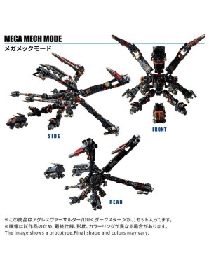 Takara Tomy Diaclone Reboot Tactical Mover Aggress Versaulter DU Dark Star