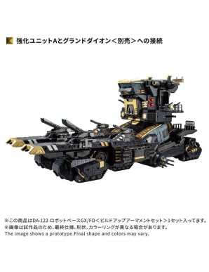 Takara Tomy Diaclone Reboot DA-122 Build Up Armament Set for Robot Base GX FD