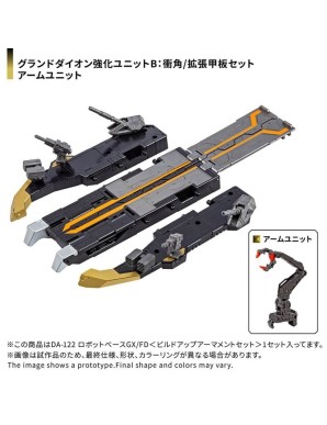 Takara Tomy Diaclone Reboot DA-122 Build Up Armament Set for Robot Base GX FD