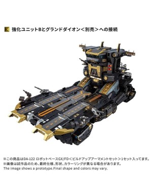 Takara Tomy Diaclone Reboot DA-122 Build Up Armament Set for Robot Base GX FD