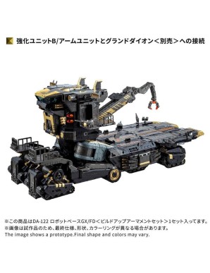 Takara Tomy Diaclone Reboot DA-122 Build Up Armament Set for Robot Base GX FD
