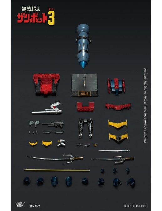 King Arts Diecast Figure Series Zambot 3 DFS087 King Arts Diecast Figure Series Zambot 3 DFS087
