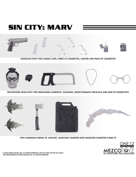 Mezco Toys The One 12 Collective Sin City Marv