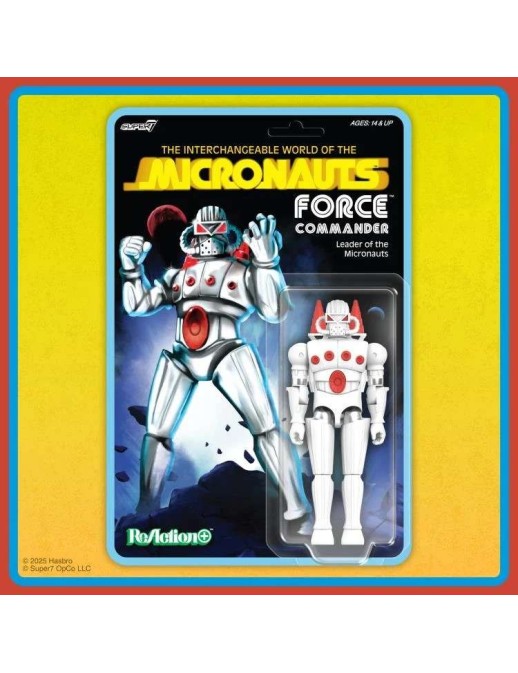 Super7 ReAction+ Micronauts Force Commander