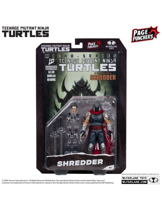 McFarlane Teenage Mutant Ninja Turtles Page Punchers 4 Figures Set with Comic