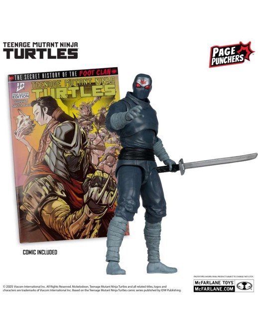 McFarlane Teenage Mutant Ninja Turtles Page Punchers 4 Figures Set with Comic