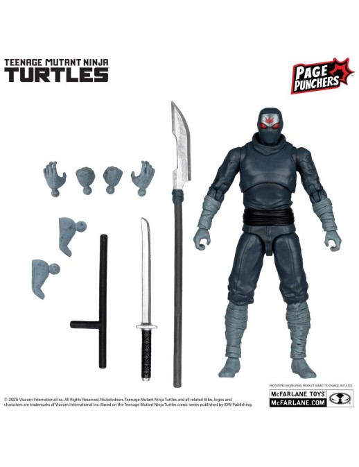 McFarlane Teenage Mutant Ninja Turtles Page Punchers 4 Figures Set with Comic
