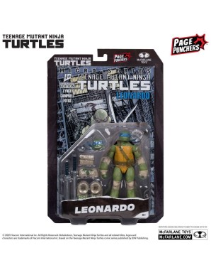 McFarlane Teenage Mutant Ninja Turtles Page Punchers 4 Figures Set with Comic