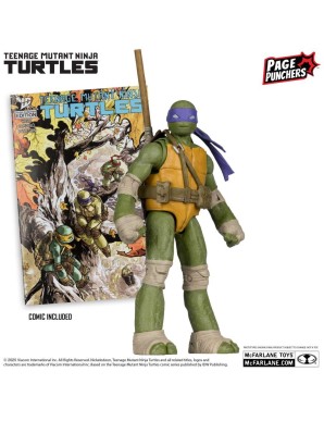 McFarlane Teenage Mutant Ninja Turtles Page Punchers 4 Figures Set with Comic