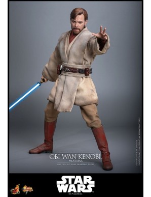 Hot Toys Movie Masterpiece Star Wars Revenge of the Sith Obi-Wan Kenobi Mustafar 1/6 Scale Collectible Figure