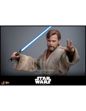 Hot Toys Movie Masterpiece Star Wars Revenge of the Sith Obi-Wan Kenobi Mustafar 1/6 Scale Collectible Figure