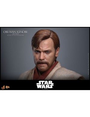 Hot Toys Movie Masterpiece Star Wars Revenge of the Sith Obi-Wan Kenobi Mustafar 1/6 Scale Collectible Figure