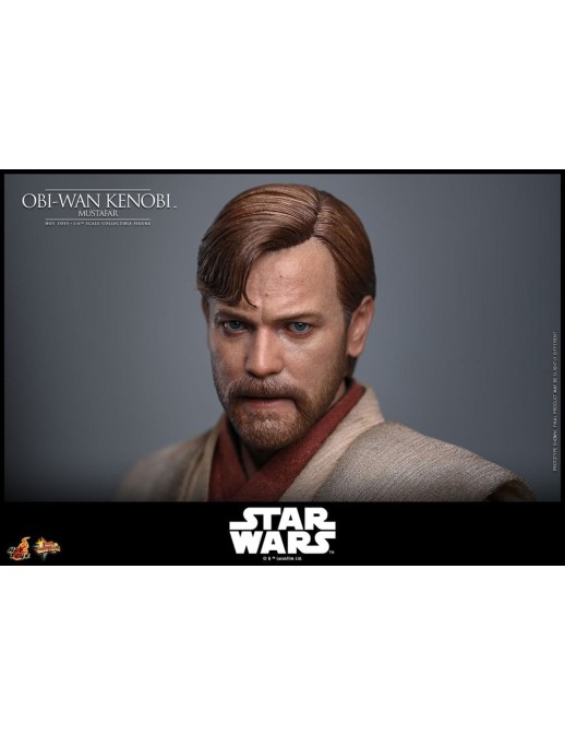 Hot Toys Movie Masterpiece Star Wars Revenge of the Sith Obi-Wan Kenobi Mustafar 1/6 Scale Collectible Figure