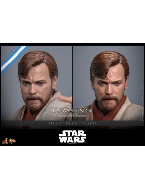 Hot Toys Movie Masterpiece Star Wars Revenge of the Sith Obi-Wan Kenobi Mustafar 1/6 Scale Collectible Figure