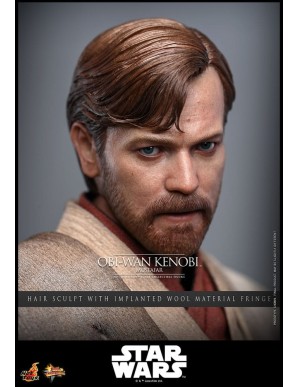Hot Toys Movie Masterpiece Star Wars Revenge of the Sith Obi-Wan Kenobi Mustafar 1/6 Scale Collectible Figure
