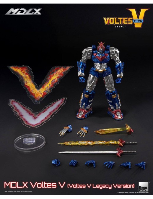 Threezero MDLX Articulated Figures Series Voltes V Legacy Version