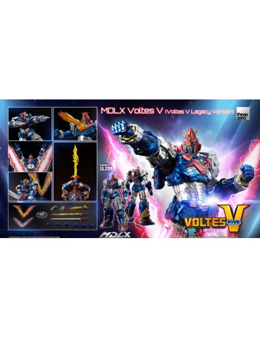 Threezero MDLX Articulated Figures Series Voltes V Legacy Version