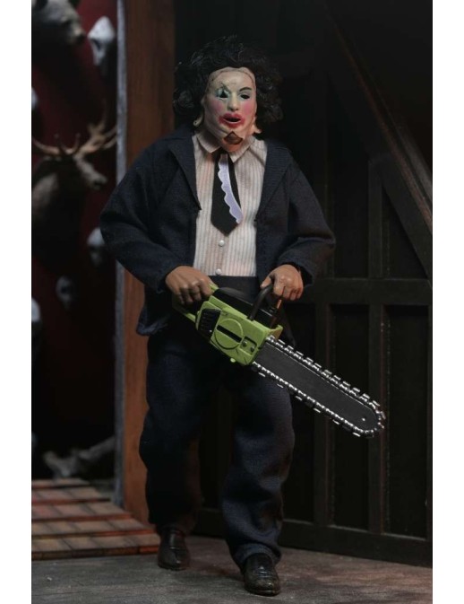 Neca Texas Chainsaw Massacre Leatherface with Pretty Woman Mask Clothed Neca Texas Chainsaw Massacre Leatherface with Pretty Woman Mask Clothed