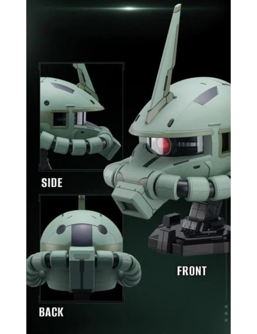 Bandai BN Head Collection Vol.4 Mobile Suit Gundam MS-06F Zaku II Head Sculpt Bandai BN Head Collection Vol.4 Mobile Suit Gundam MS-06F Zaku II Head Sculpt